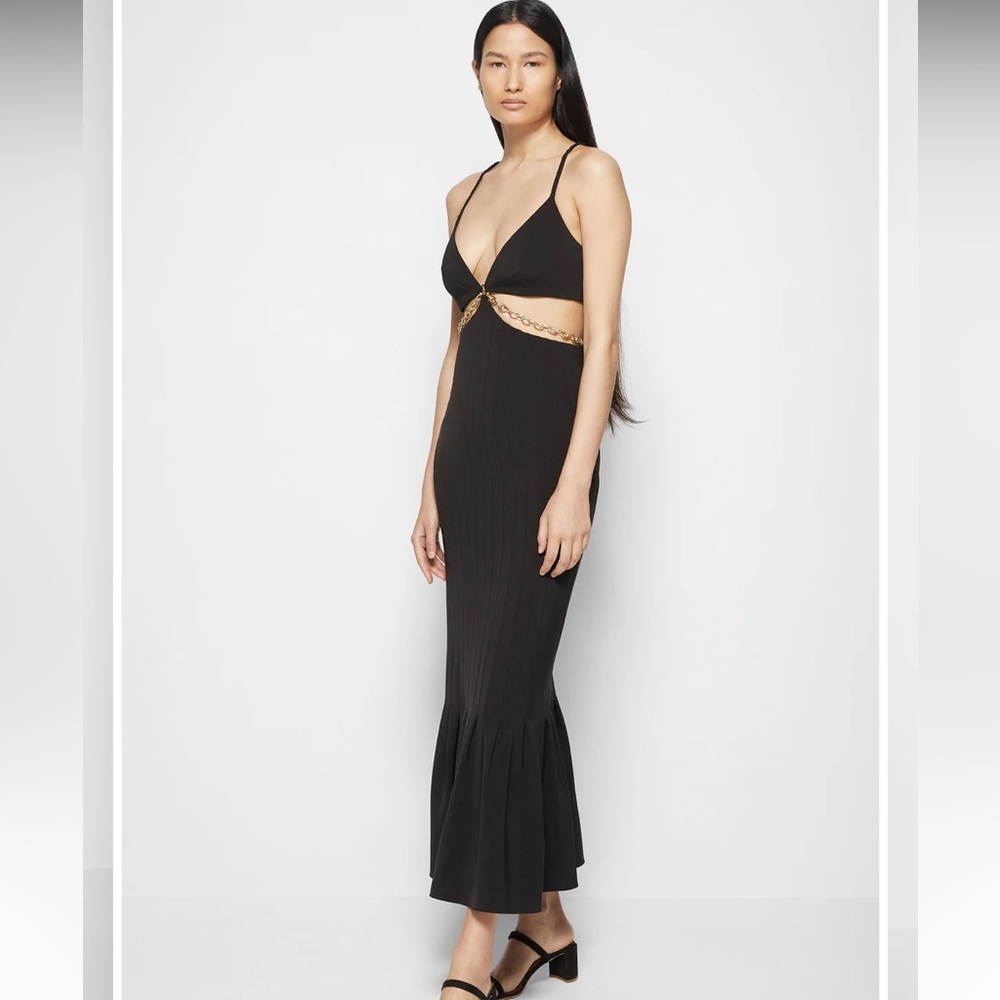 Jonathan SIMKHAI Ayla Cutout Maxi Dress in
Black size 0